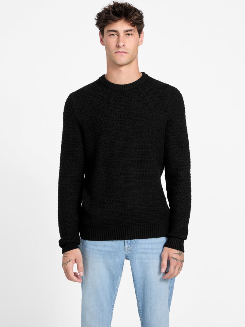 GUESS® Eco Arlo Open-Stitch Sweater