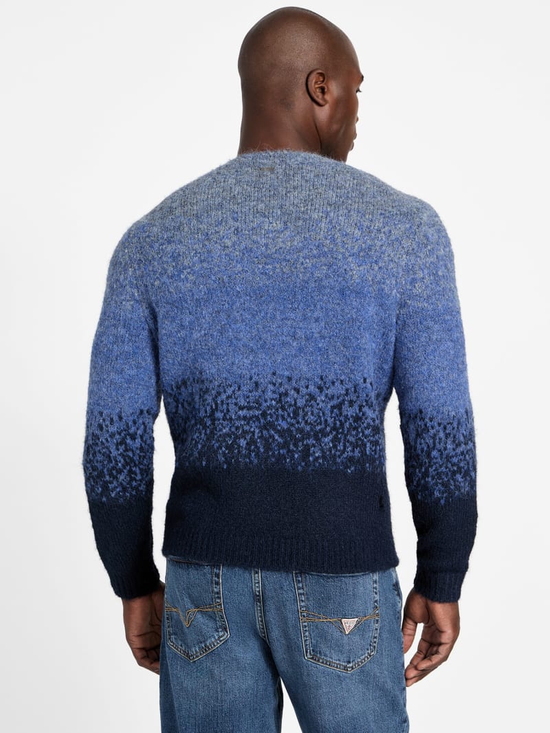 Eco Trey Crewneck Marled Striped Sweater - thumbnail 8