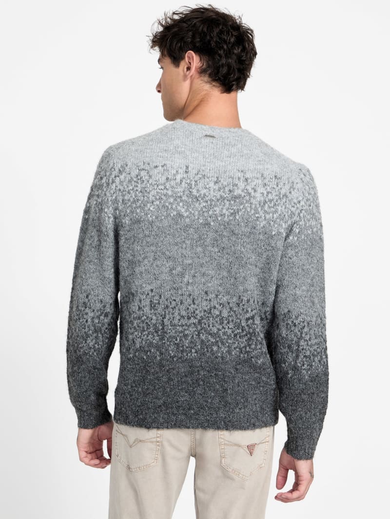 Eco Trey Crewneck Marled Striped Sweater - thumbnail 4