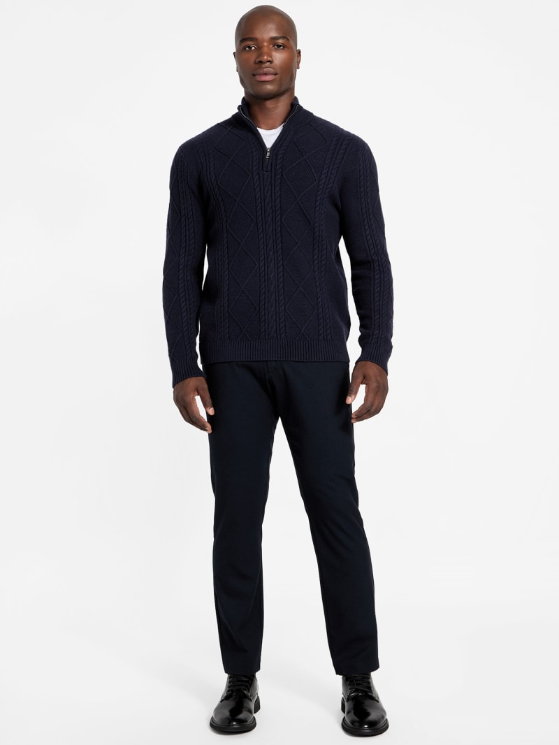 Eco Noel Zip Cable-Knit Sweater - thumbnail 10