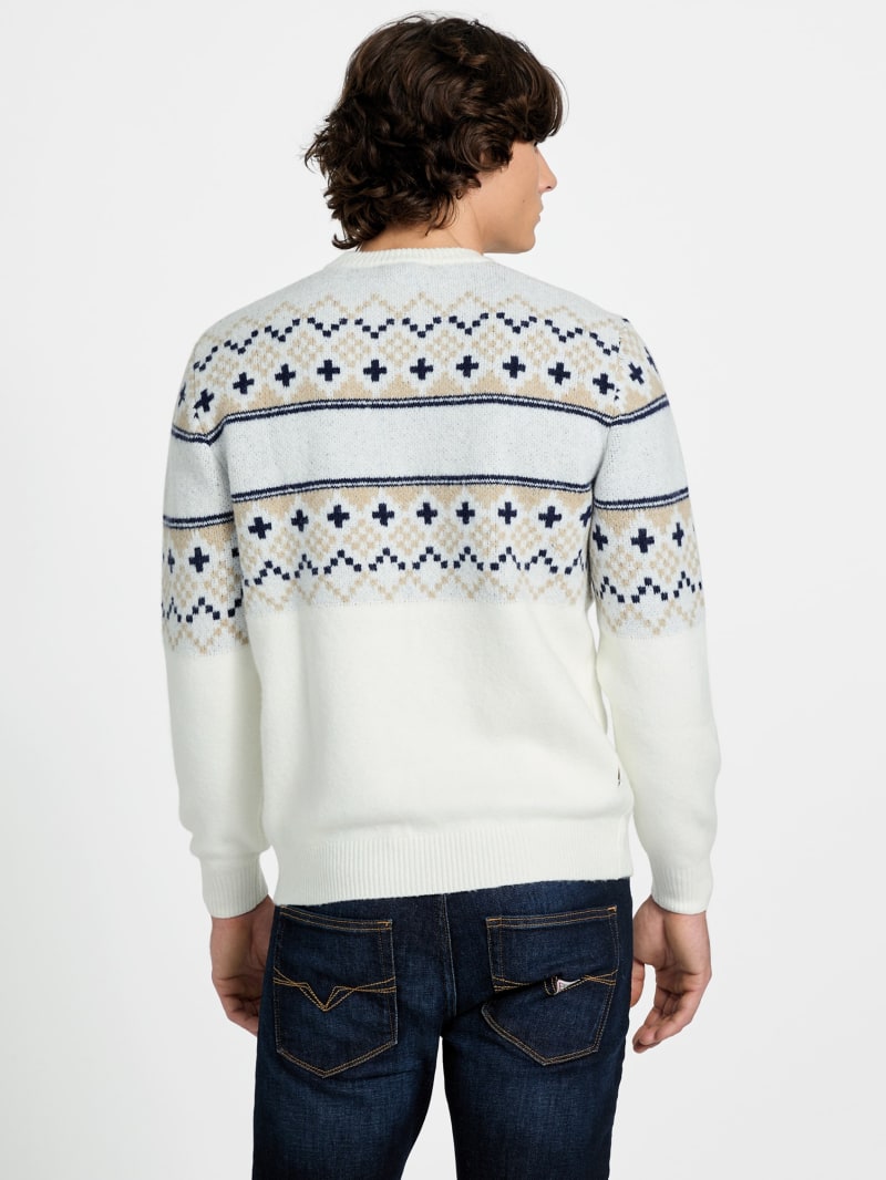 Nordic wool-blend logo sweater