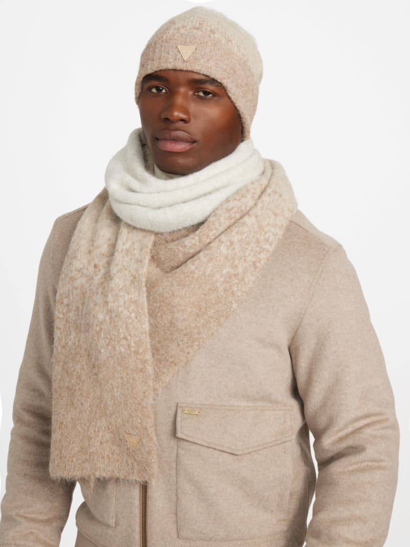 Trey Marled Striped Beanie