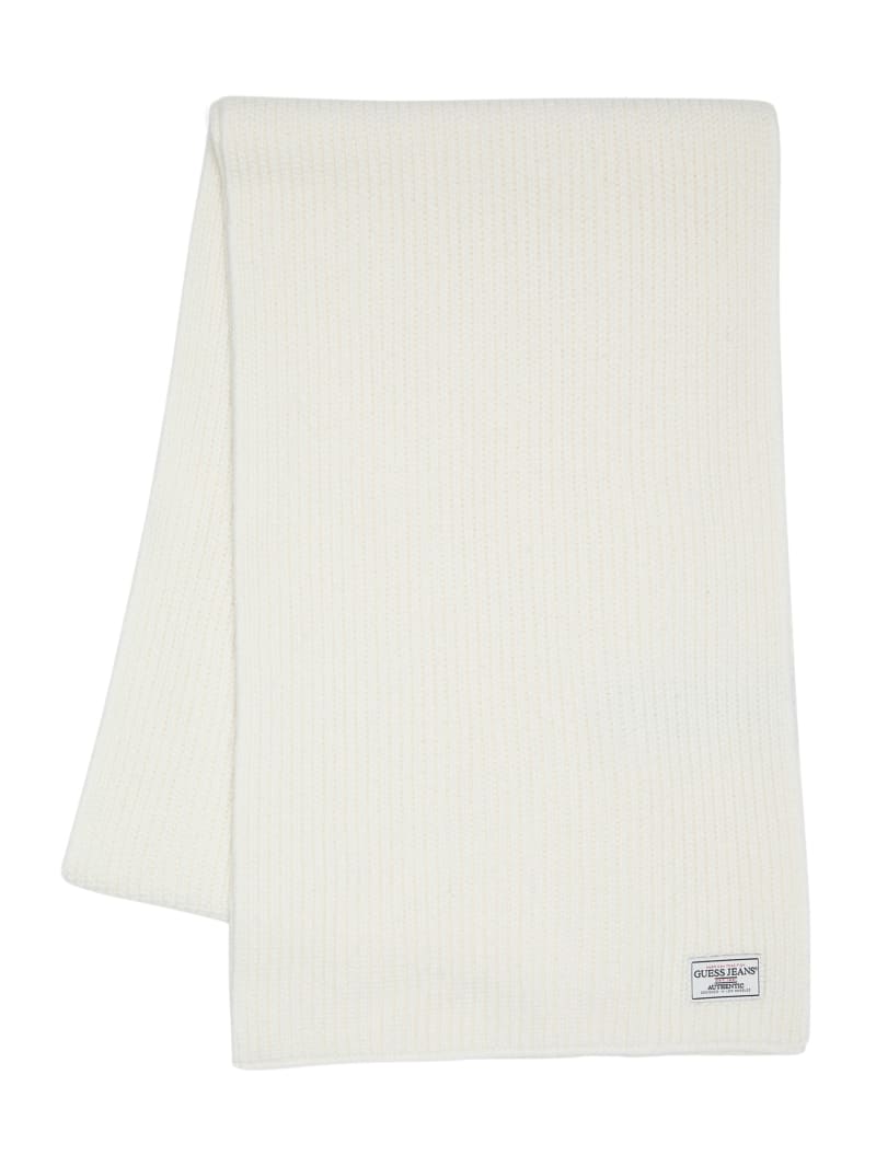 Wool-Blend Patch Scarf