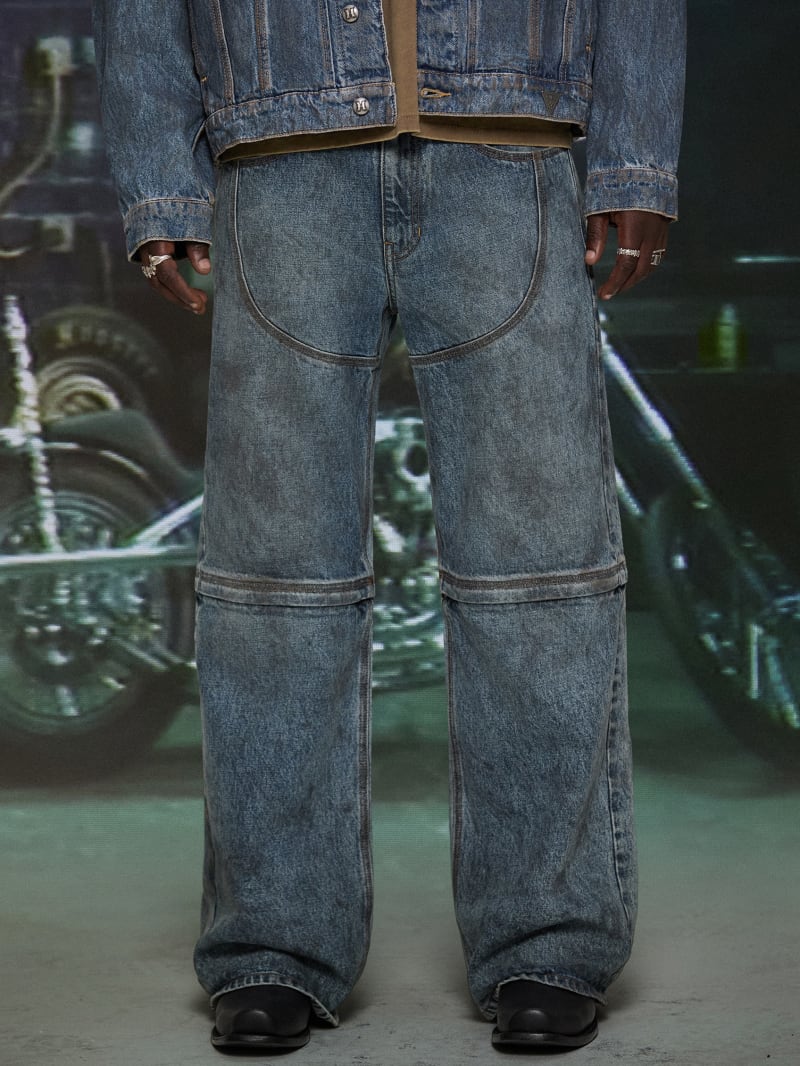 GUESS® HARDSTONE Zip-Off Denim Jeans