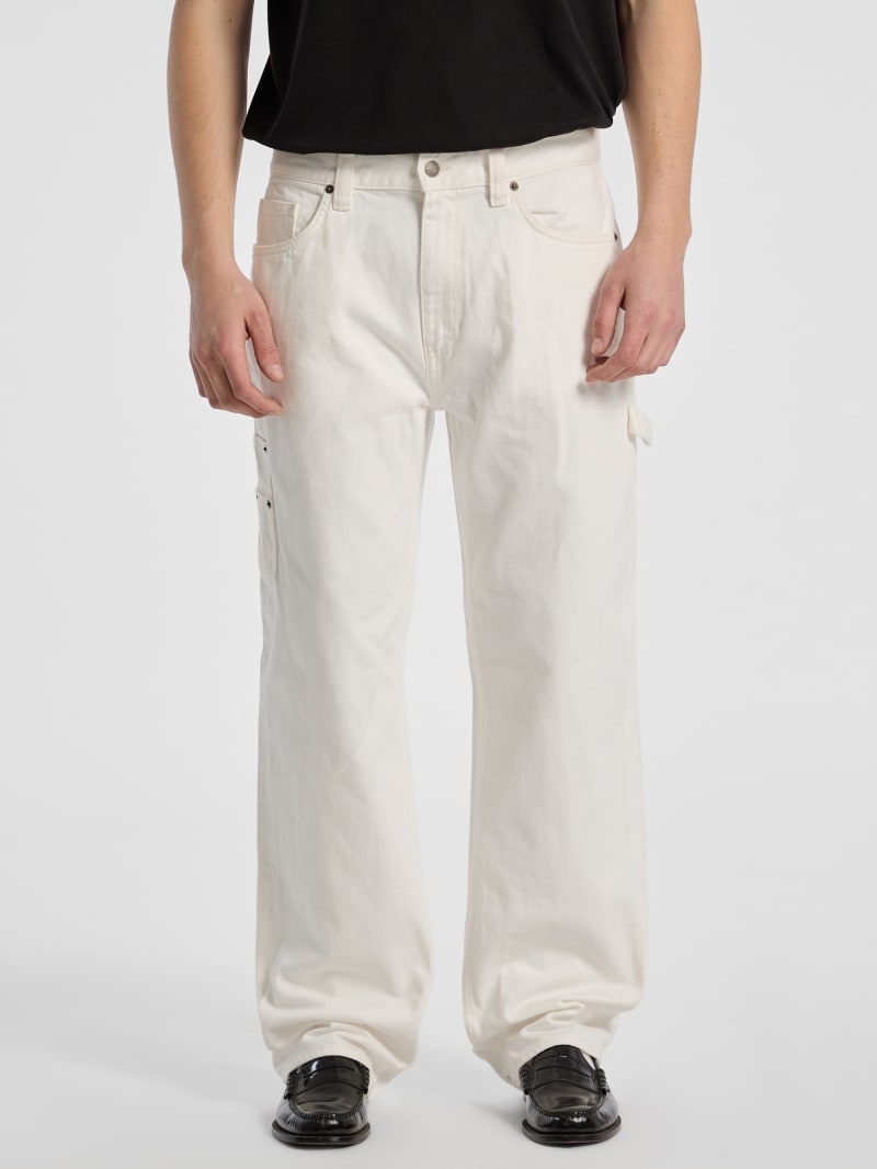 パンツ White jeans guess new Mardi Wide Leg Jeans | GUESS