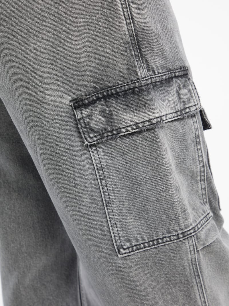 パンツ ANDWANG back cutout denim pants (gray) Amazon.co.jp: ANDWANG BACK CUTOUT DENIM PANTS デニム
