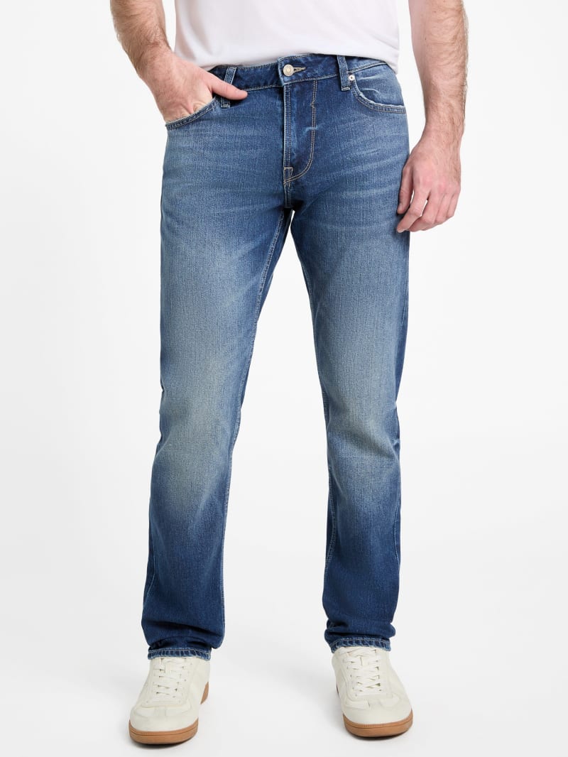 Eco Finnley Mid-Rise Tapered Jeans | GUESS