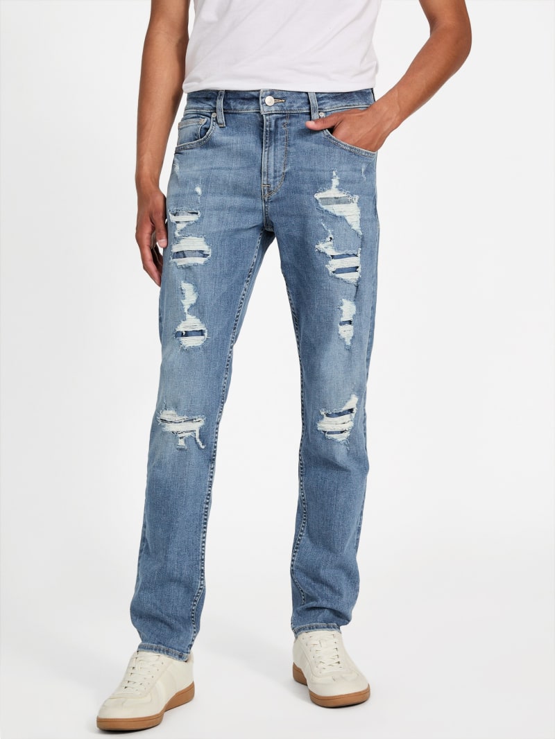 F I Tです Halsted Slim Tapered Jeans | GUESS Factory