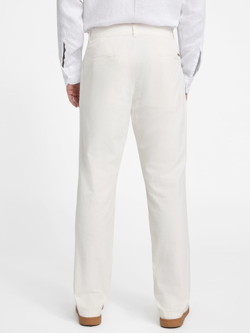 C.E 24SS WHITE GRID CHECK PANTS 白 M 未使用 GUESS® Eco Myron Dress Pants