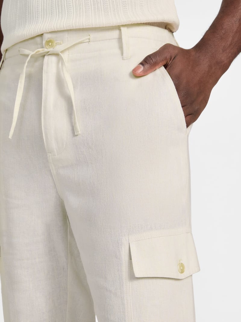 GUESS® Eco Fletcher Linen Cargo Pants