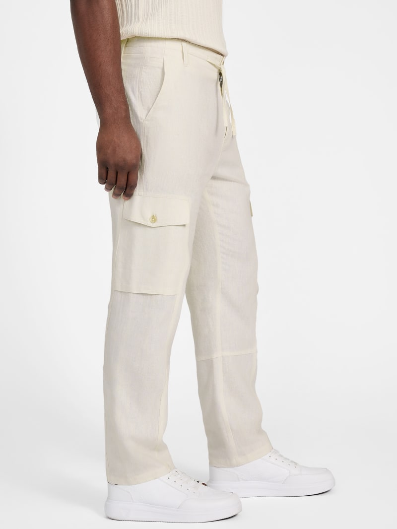 GUESS® Eco Fletcher Linen Cargo Pants