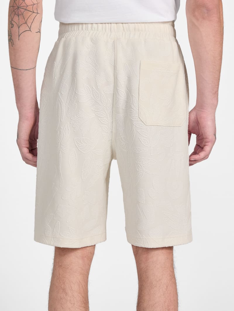 Jacquard Foliage Shorts | GUESS Canada