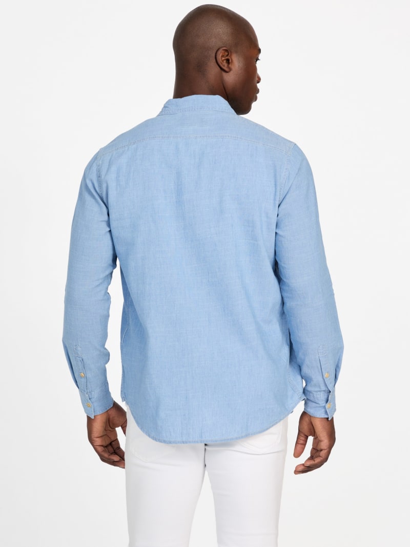Ronnie Denim Pocket Shirt | GUESS