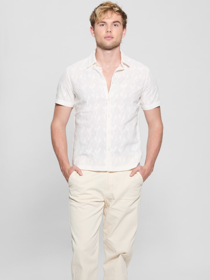 Jacoby Woven Short-Sleeve Shirt | GUESS