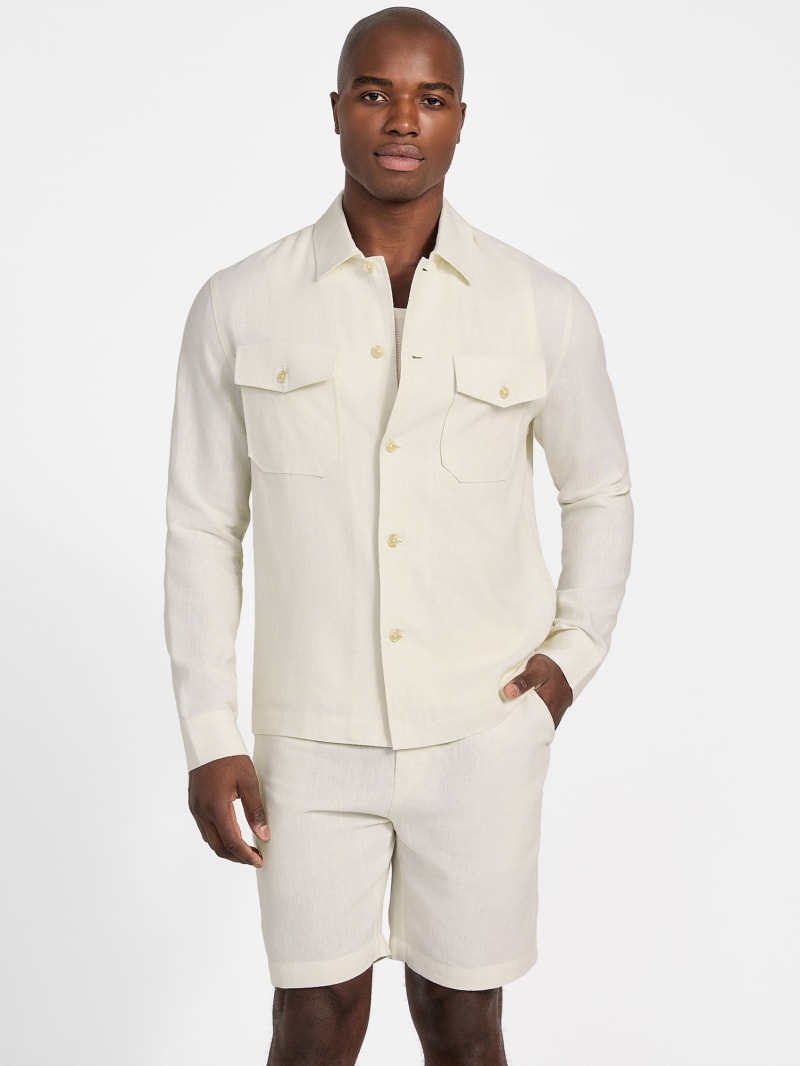GUESS® Eco Fletcher Linen Shacket