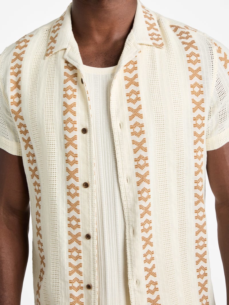 【新品】MATSUFUJI Dobby Check Pullover Shirt Dobby Check Pullover Shirt - White Mix - Dubbleware