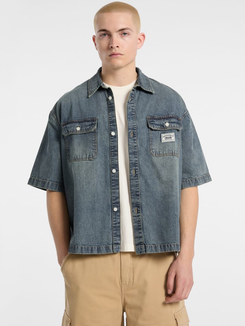 GUESS® GUESS Originals Boxy Denim Shirt