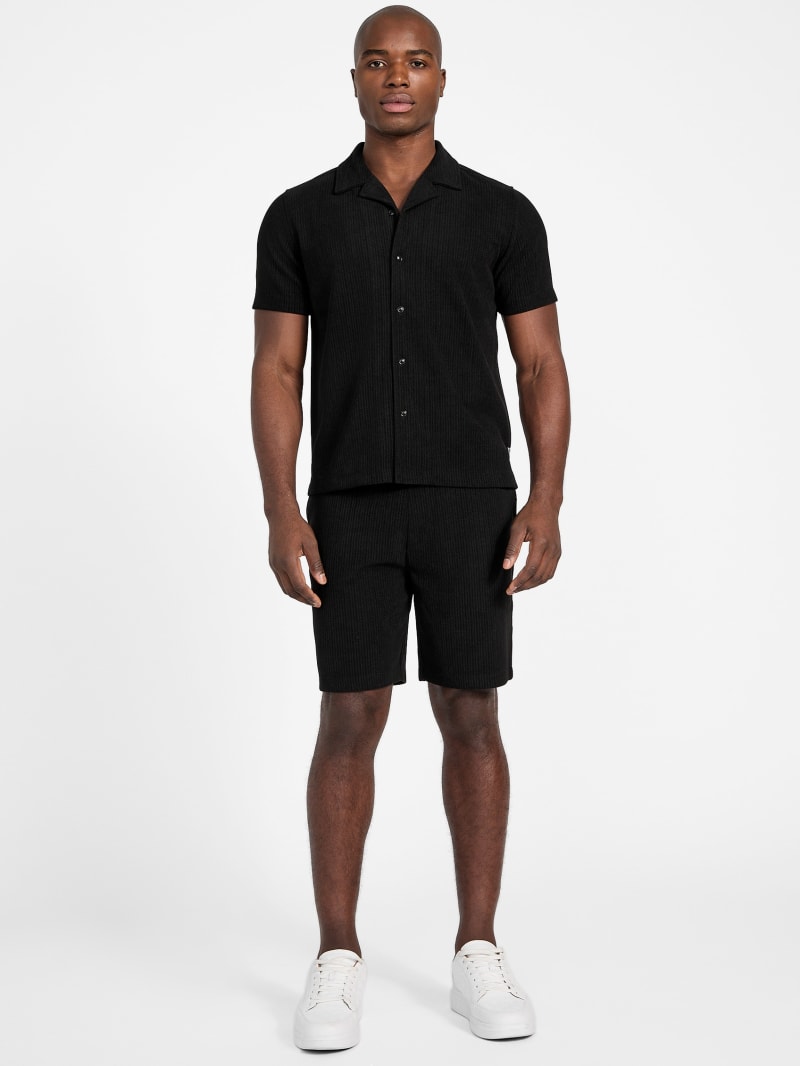 Eco Baron Textured Shirt | GUESS