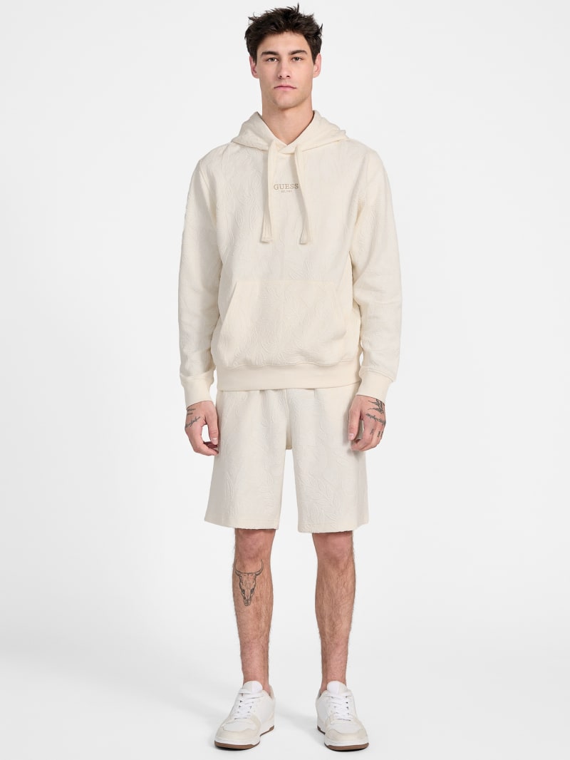 pois shaggy hoodieCOAT ホワイト pois shaggy hoodieCOAT ホワイト