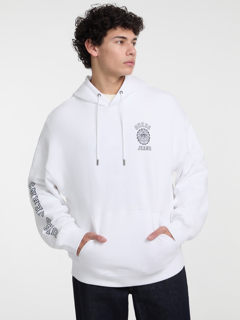 GUESS® Hooded Logo Sweater