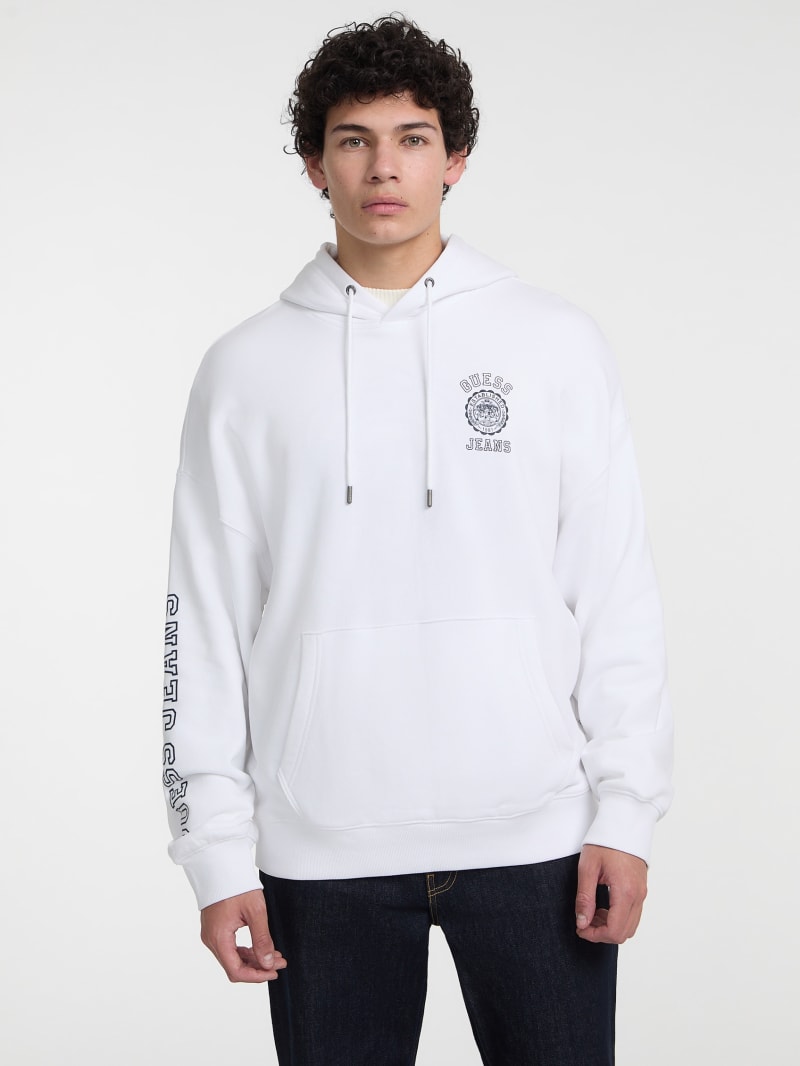 Eco Hooded Logo Sweater | GUESS Jeans