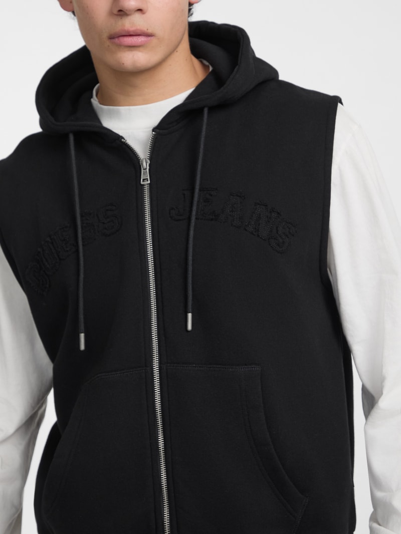 ベスト・ジレ 1993STUDIO SYMBOL LOGO NYLON HOOD VEST 4FK1085 1993STUDIO SYMBOL LOGO NYLON HOOD VEST 4FK1085 (1993studio