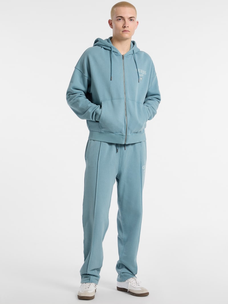 GUESS Originals Garment Dyed Zip-Up Hoodie | GUESS Jeans