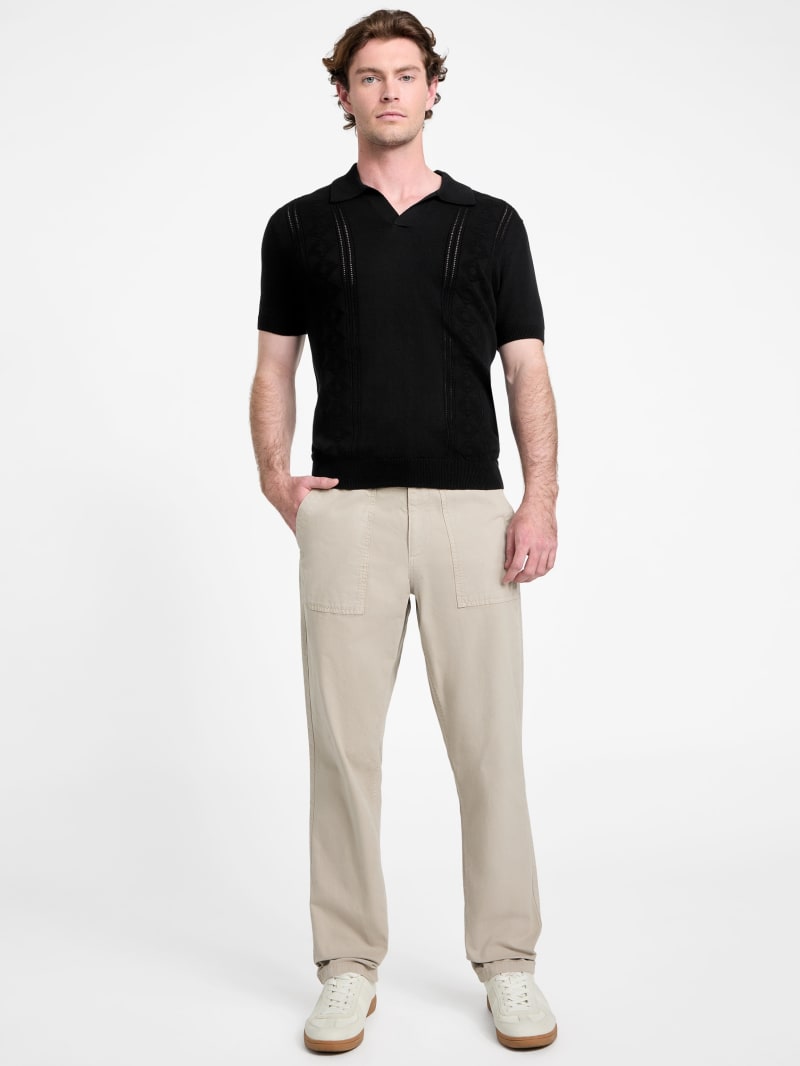 Rib Pointelle Bryant Polo