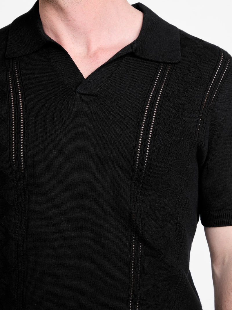 Rib Pointelle Bryant Polo