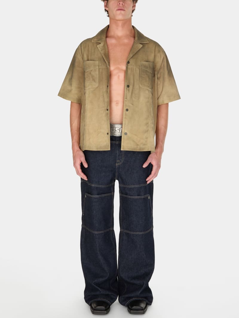 GUESS® rinsed denim utility pant