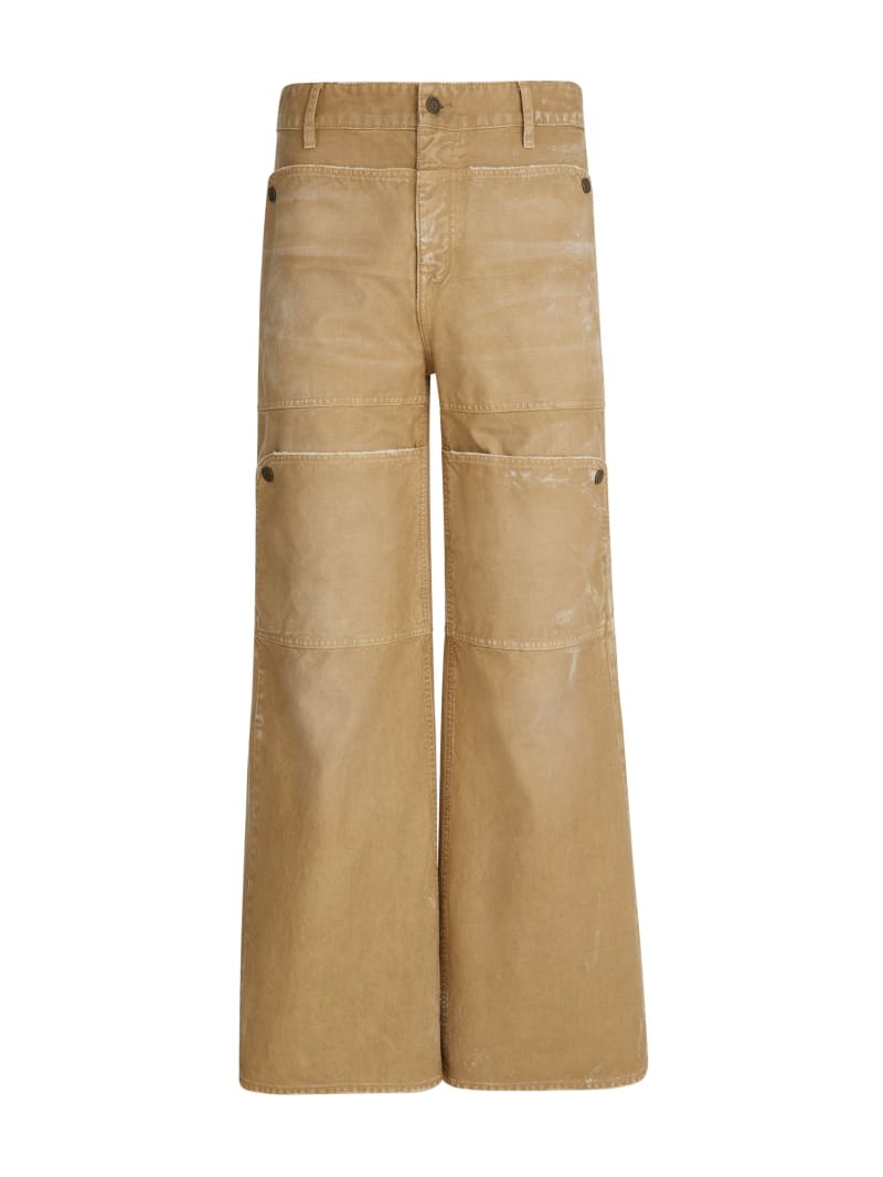 Essentials heren Stretch Canvas Dubbele Knie Utility Pant