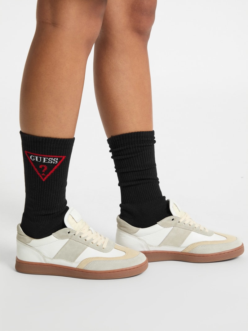 Unisex Triangle Logo Crew Socks