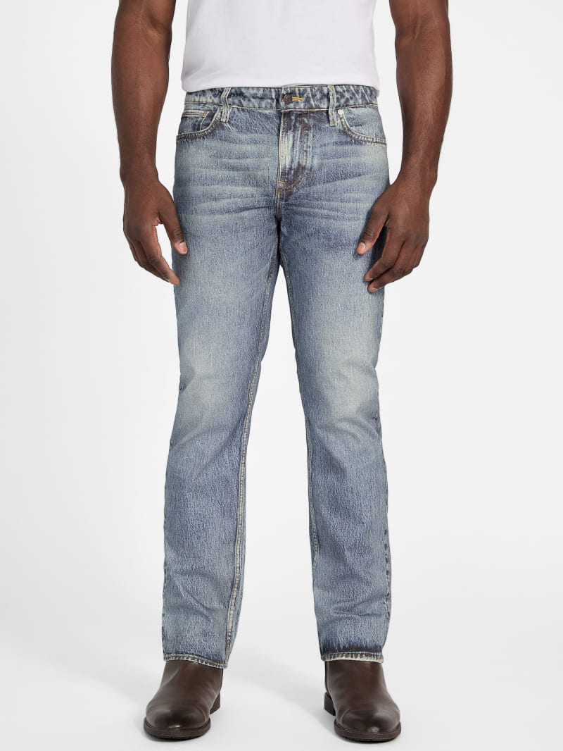 GUESS® Angels Slim-Fit Straight Jeans Men