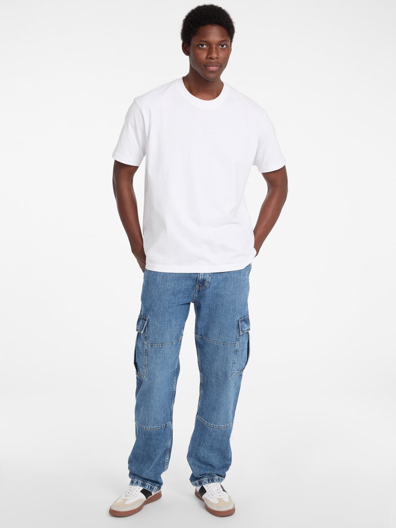 【関税込み】GUESS USA ブルー Combat ジーンズ GUESS JEANS G08 Mid Rise Straight デニム ストレートジーンズ
