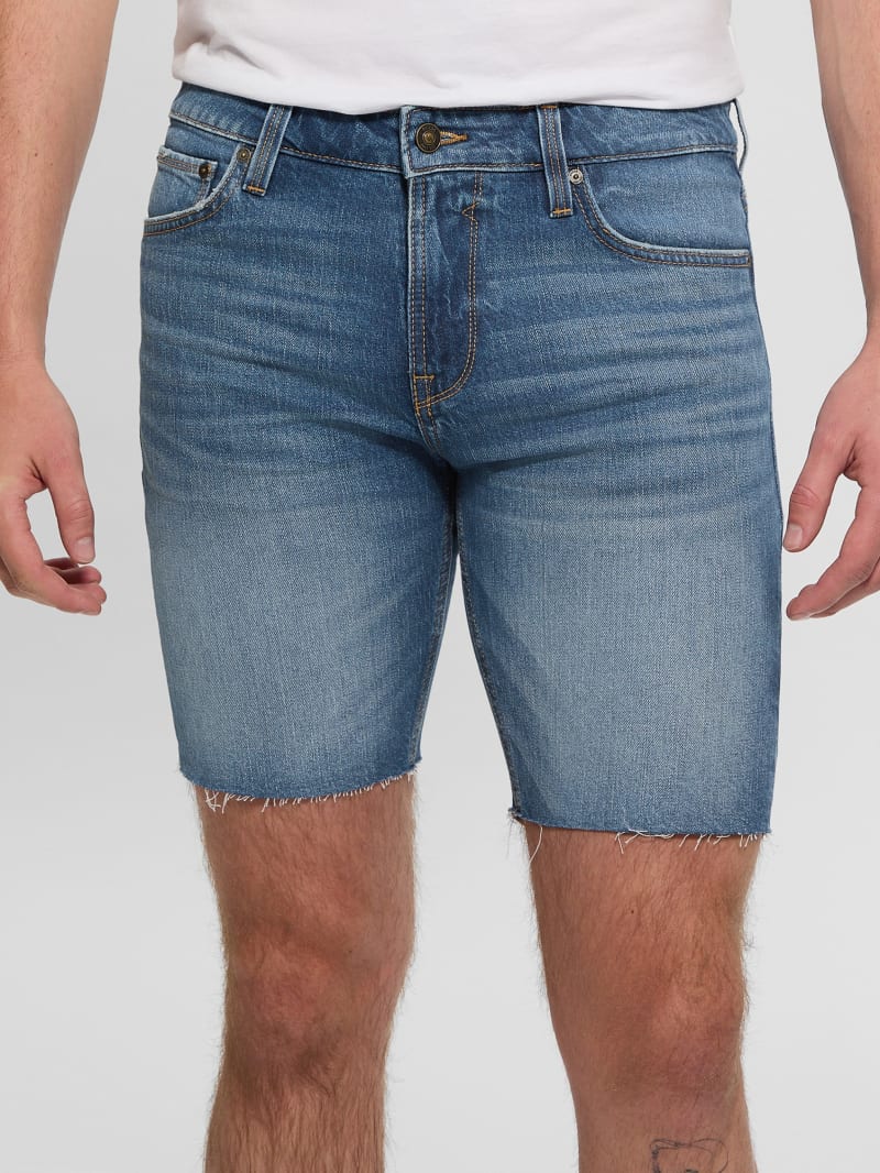 【U LAN】Slim fit summer denim short Foucome Women's Jean Shorts Low Rise Denim Shorts Trendy