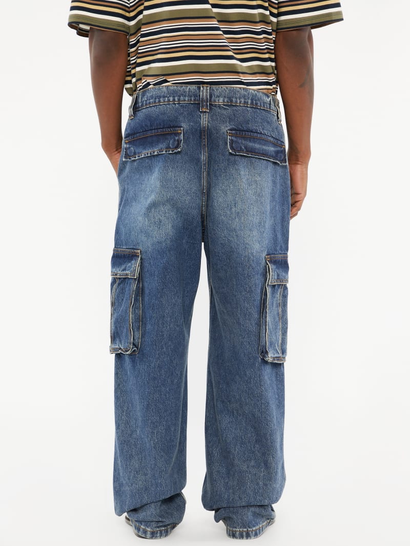 【HI FI FNK】Mens Cargo Wide Denim M5RG94D4XY0-GDWO-ALT5