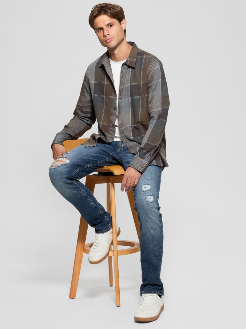 Noah Plaid Corduroy Shirt | GUESS