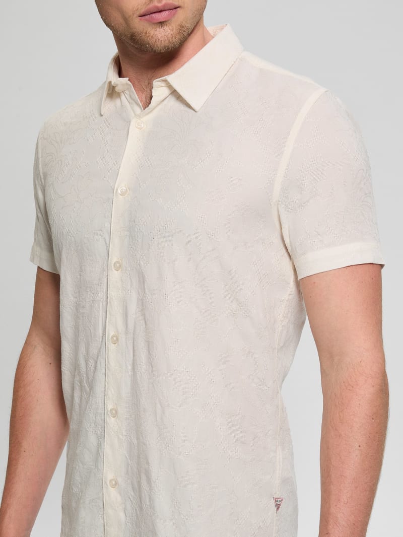 Jacquard Shirts With Checkered Trim – Eight-X