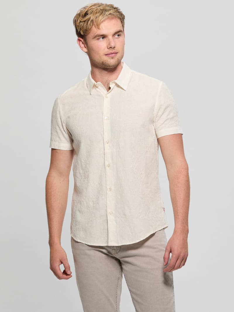 8yards Men’s HACHIGRAPH2 Jacquard Shirt 8YARDS / Men's HACHIGRAPH2 Jacquard Shirt