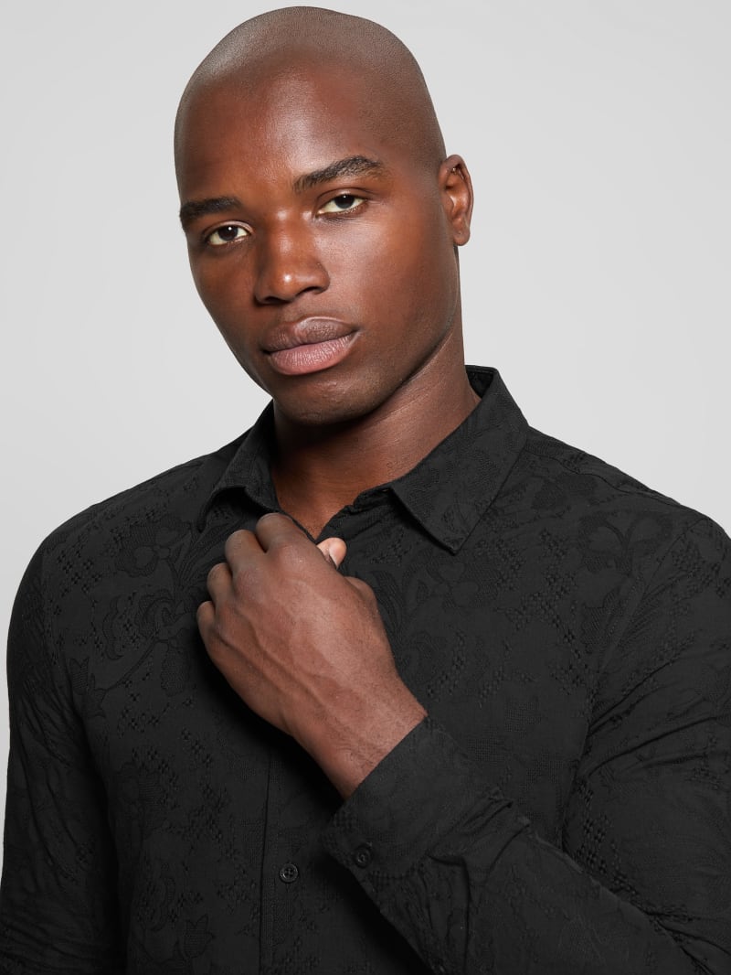 GUESS® Davis Jacquard Shirt Men
