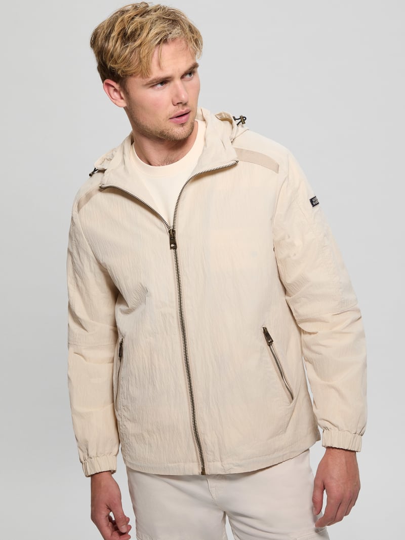 Morning Coat in Technical Cotton BEIGE Man