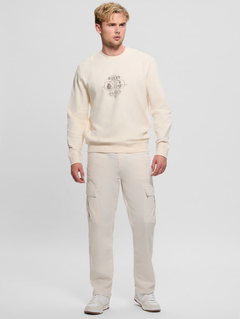 Eco Signature Anchor Sweatshirt | GUESS