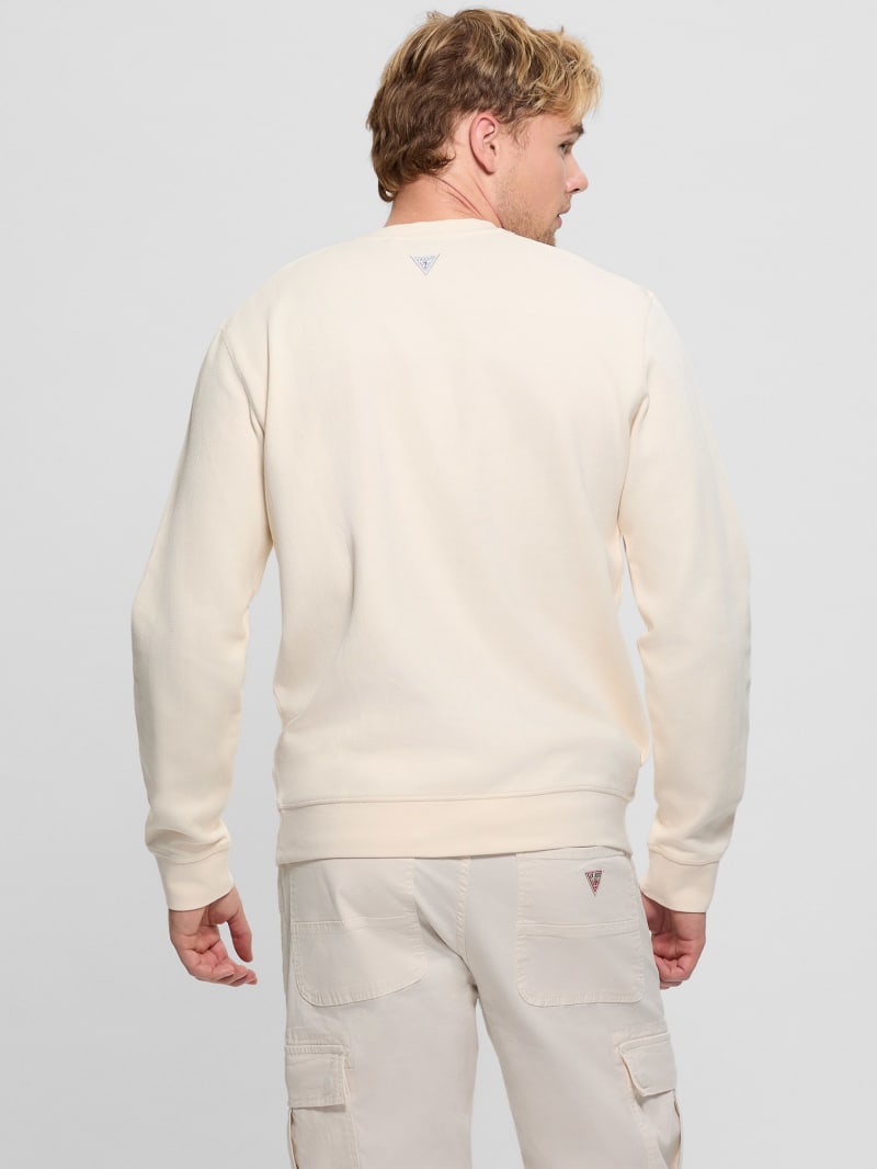 Eco Signature Anchor Sweatshirt | GUESS Eco Signature Anchor Sweatshirt | GUESS