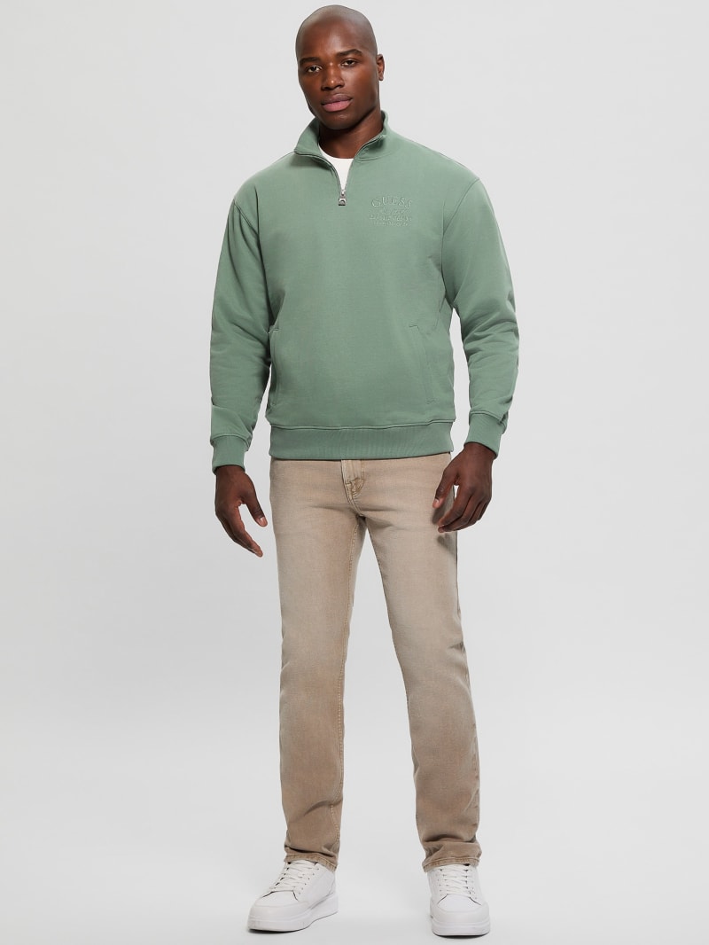 Eco Tyler Zip Mock Neck Sweater