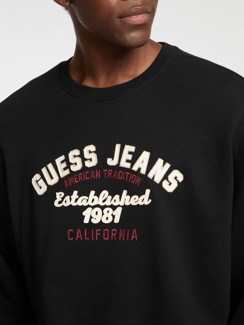 Guess ELLY LOGO JACQUARD PARKA Black Women's Parka 50% off