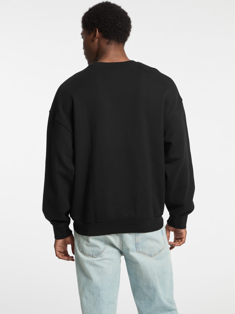 Eco Fleece Logo Sweater | GUESS Jeans