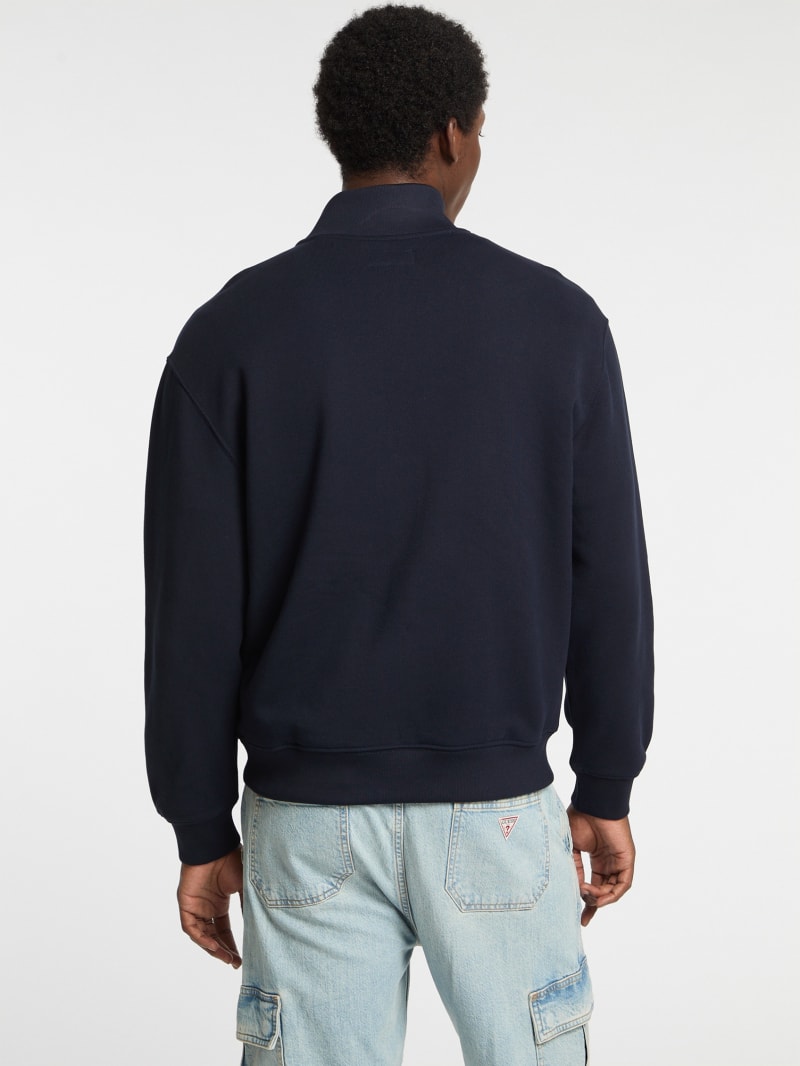 Half-Zip Logo Sweater
