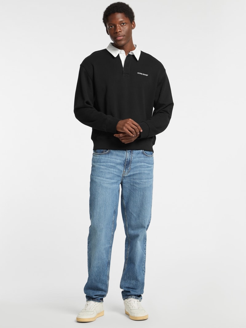 [ JEANS] Color Block Rugby Sweatshirt ★人気★ Tommy Jeans Colorblock Rugby Shirt | Urban Outfitters