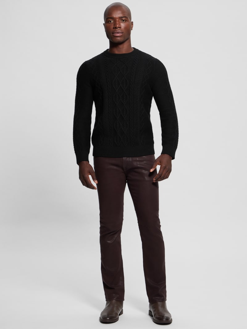 ニット・セーター DNSR Xweave knit black 24FW 24FW｜Destroyed Knit – Professor.E