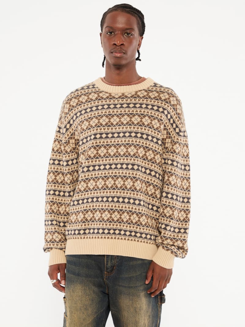 GUESS Originals Eco Fairisle Sweater | GUESS